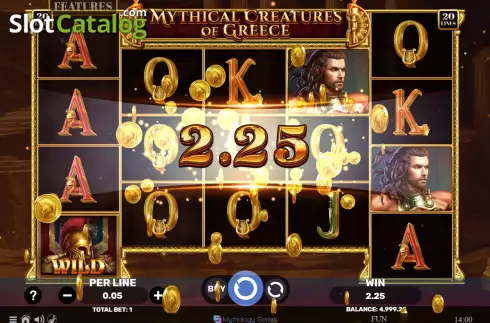Schermo3. Mythical Creatures Of Greece slot