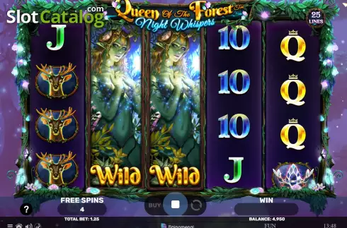 Free Spins screen 2. Queen of the Forest - Night Whispers slot