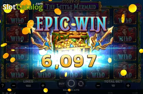 Schermo4. Story of The Little Mermaid slot