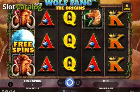 Bildschirm6. Wolf Fang - The Origins slot
