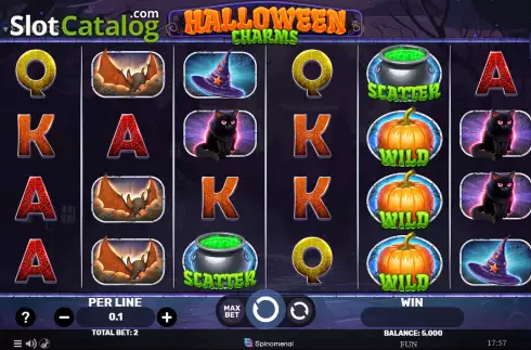 Bildschirm2. Halloween Charms slot