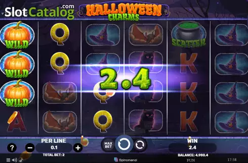 Bildschirm3. Halloween Charms slot