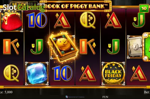 Skärmdump2. Book of Piggy Bank - Black Friday slot