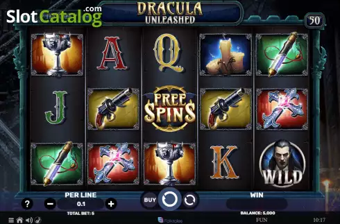 Bildschirm2. Dracula - Unleashed slot