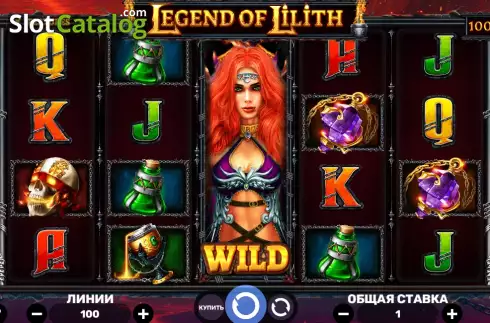 Game screen. Legend of Lilith slot