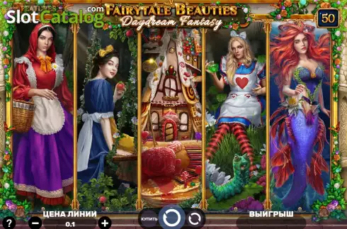 Game screen. Fairytale Beauties - Daydream Fantasy slot