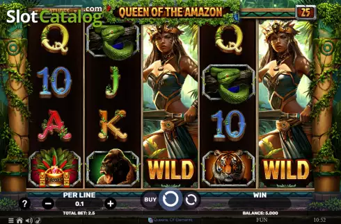 Captura de tela2. Queen of the Amazon slot