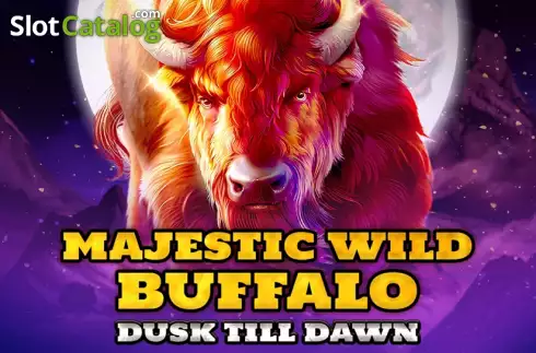 Majestic Wild Buffalo - Dusk Till Dawn Logo