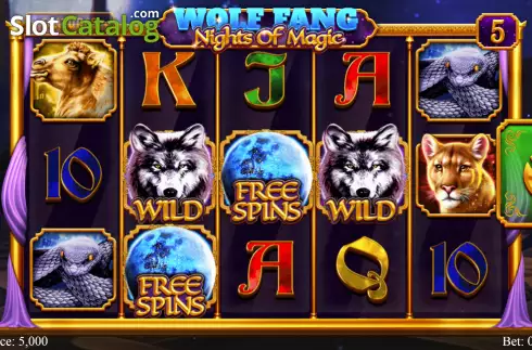 Скрін2. Wolf Fang - Nights of Magic слот