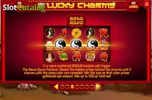 画面9. 8 Lucky Charms カジノスロット