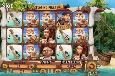 Schermo 2. Exploding Pirates slot