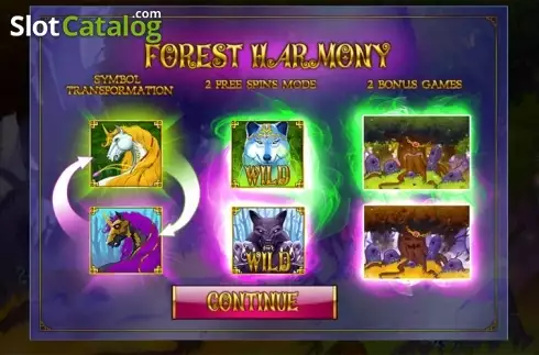Ecranul 1. Forest Harmony slot