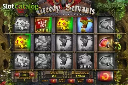 Bildschirm 2. Greedy Servants slot