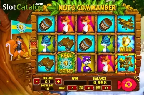 Tela 4. Nuts Commander slot