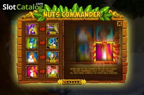 Tabla de pagos 1. Nuts Commander Tragamonedas 