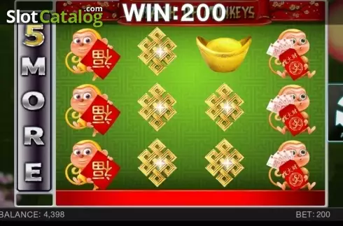 Captura de tela4. Wealth of monkeys slot
