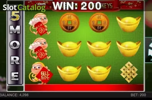 Captura de tela5. Wealth of monkeys slot