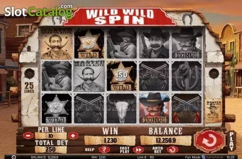 画面9. Wild Wild Spin カジノスロット