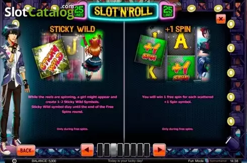 画面4. Slot 'N' Roll カジノスロット