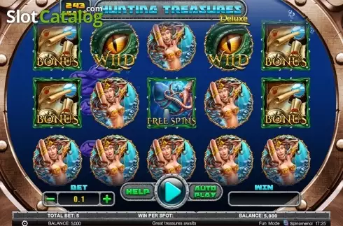 Bildschirm2. Hunting Treasures Deluxe slot