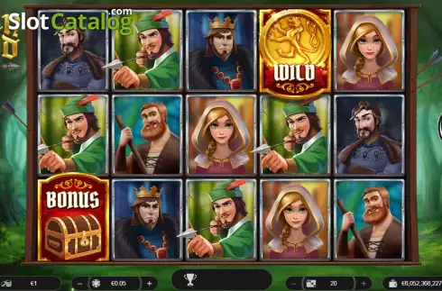 Game screen. Robin Hood Slot slot