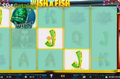 Win screen. Wish A Fish slot