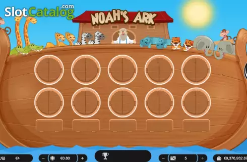 Game screen. Noah's Ark (Spinoro) slot