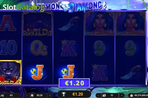Bildschirm3. Demon Diamond slot