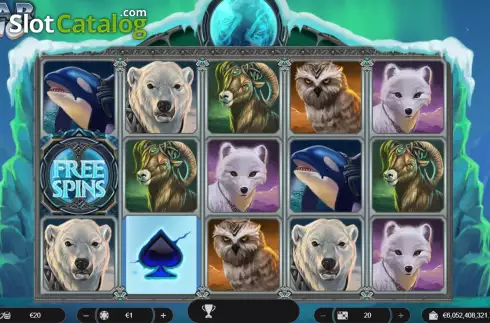 Game screen. Polar Magic slot