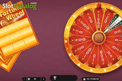 Game screen. Fortune Wheel Deluxe slot