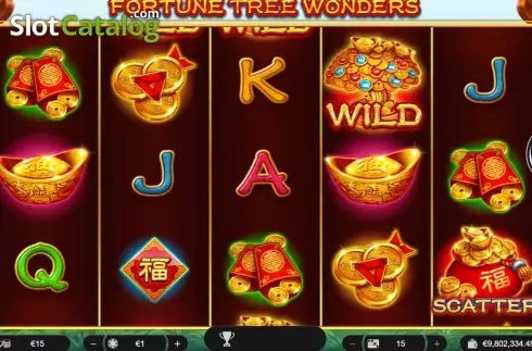 Win Screen. Fortune Tree Wonders slot