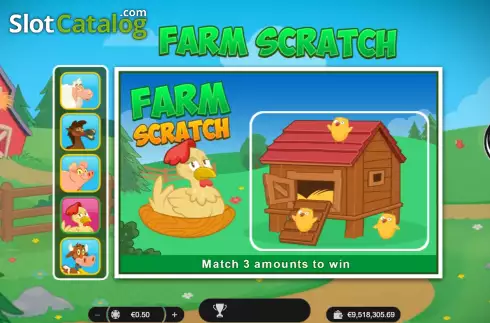 Bildschirm2. Farm Scratch slot