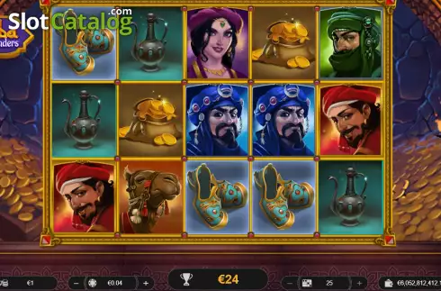Game screen. Ali Baba: Cave of Wonders slot