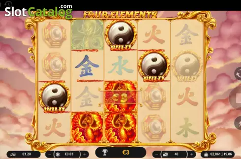 Bildschirm3. Four Elements slot