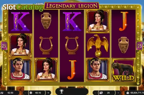 Game screen. Legendary Legion slot