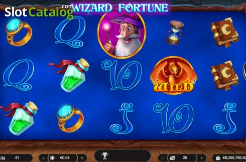 画面2. Wizard Fortune カジノスロット