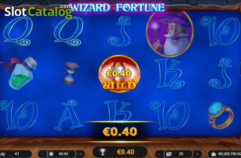 Bildschirm3. Wizard Fortune slot