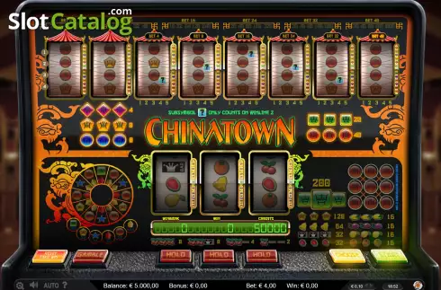Game screen. Chinatown slot