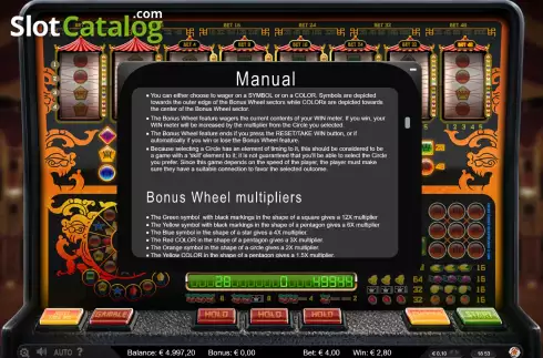 Game Rules screen 2. Chinatown slot