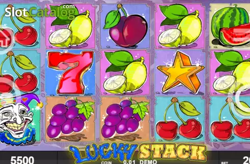 Game screen. Lucky Stack slot