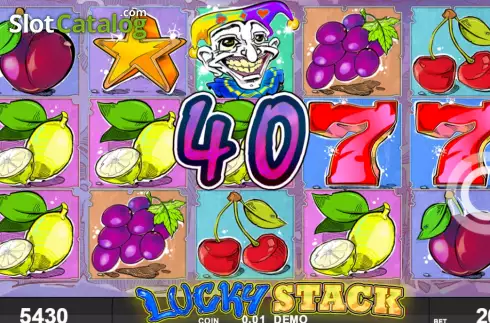 Win screen 2. Lucky Stack slot