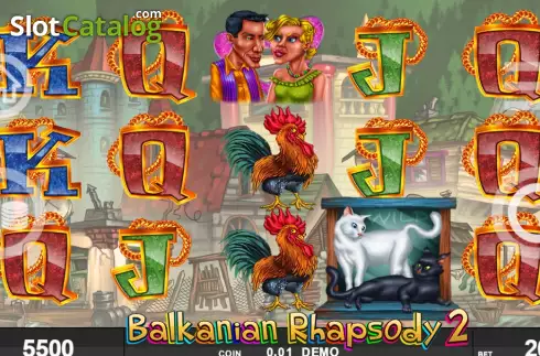 Game screen. Balkanian Rhapsody 2 slot