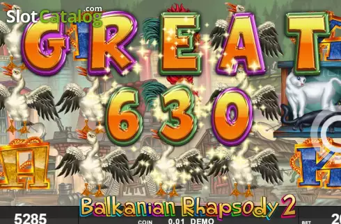 Win screen 3. Balkanian Rhapsody 2 slot