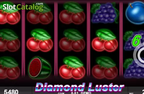 Win screen 2. Diamond Luster slot