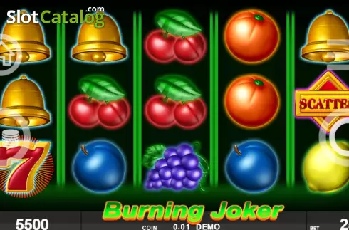 Bildschirm2. Burning Joker slot
