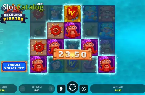 Skärmdump3. Reckless Pirates slot