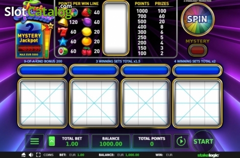 Game Screen. Fruit Spinner slot