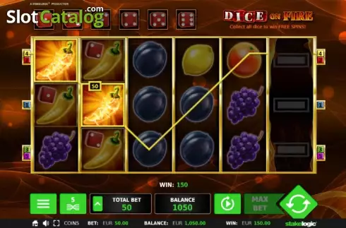 Screen 5. Dice on Fire slot