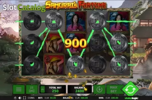 Bildschirm8. Samurai's Fortune slot