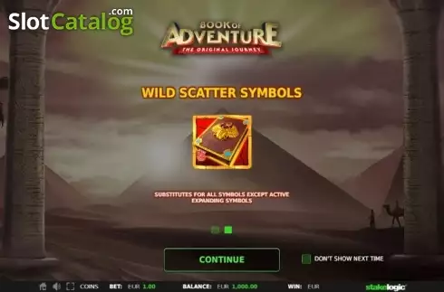 Captura de tela3. Book of Adventure (StakeLogic) slot